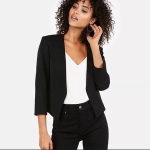 Bebe black shawl collar blazer